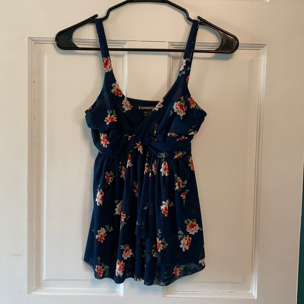 Express Floral tank top